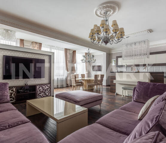 Apartment, 3 rooms Residential complex Ostozhenka Park Palace Khilkov Lane, 1, Photo 1