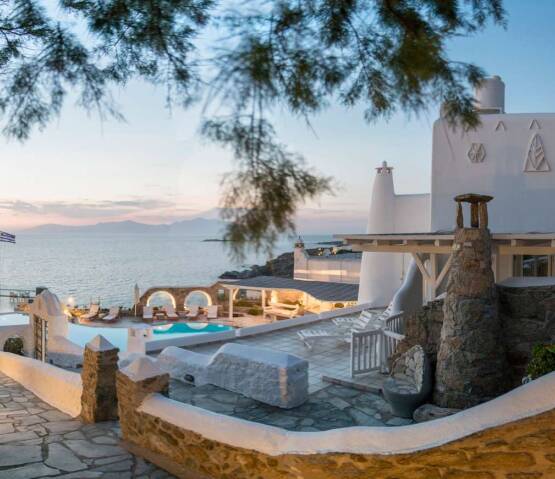  Villa with stunning views and private beach Mykonos, Фото 1